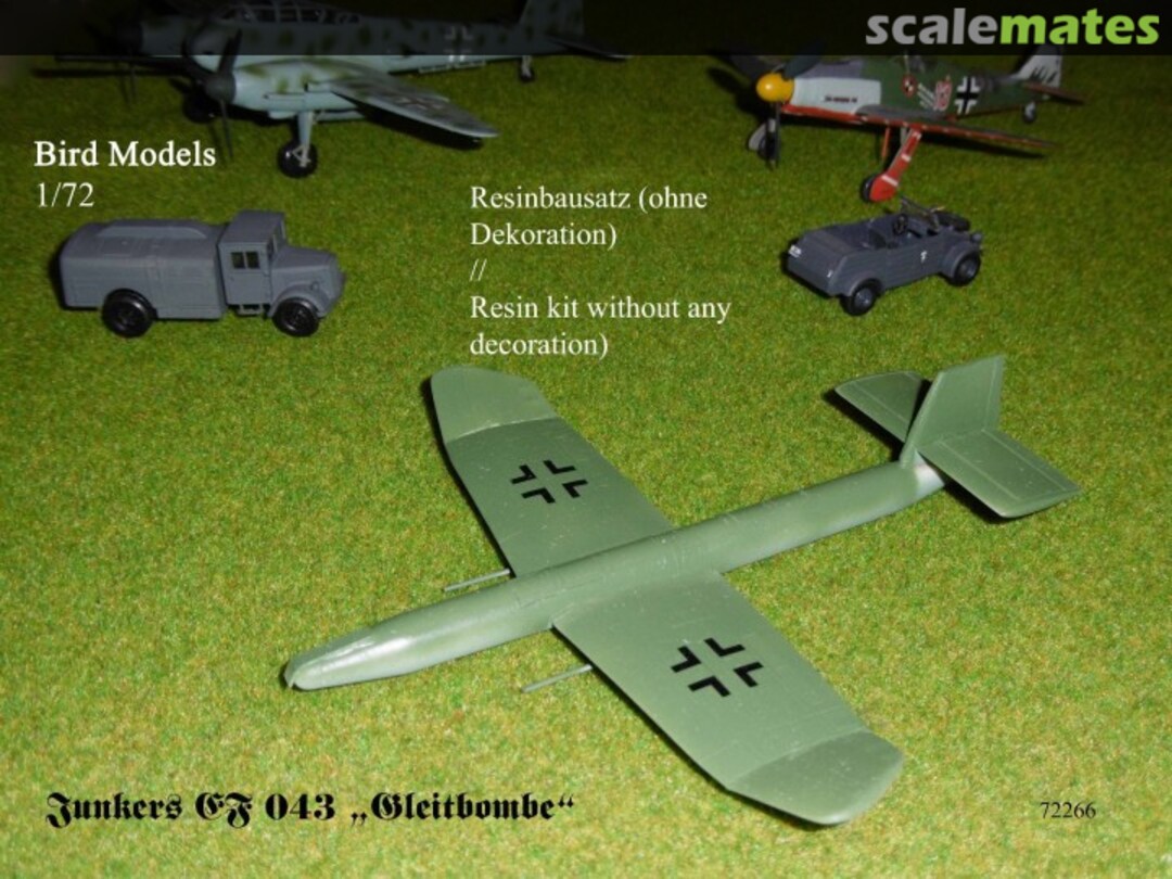 Boxart Junkers EF 043 "Gleitbombe" 72266 Bird Models