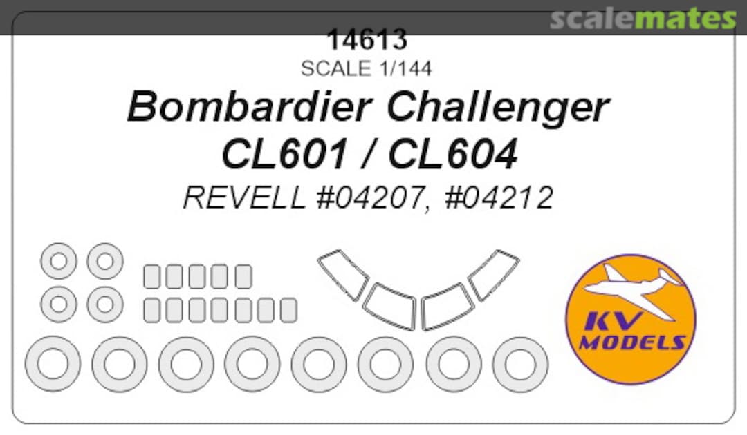 Boxart Bombardier Challenger CL601 / CL604 14613 KV Models Boxart Bombardier Challenger CL601 / CL604 14613 KV Models