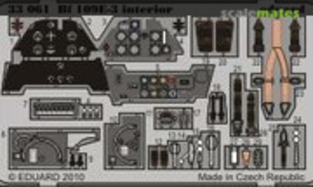 1:32 Bf 109E-3 interior (Eduard 33061) 33061