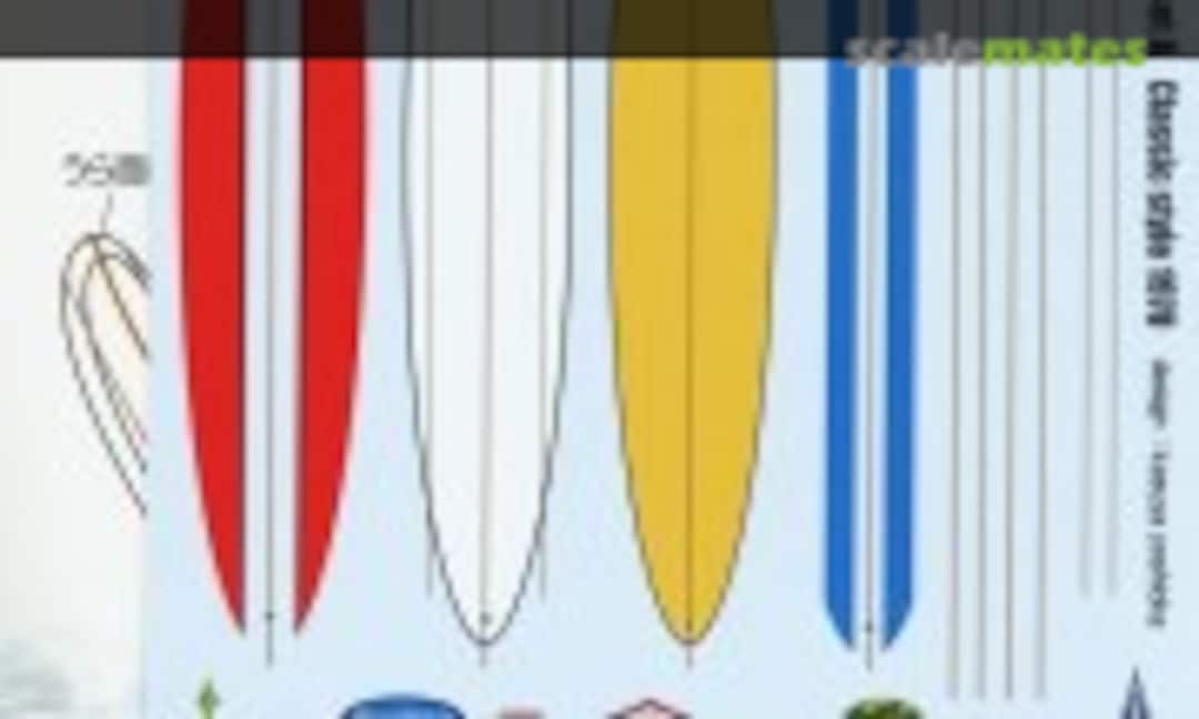 1:24 Longboard Decal Set (ASUKA Model MS-007) MS-007