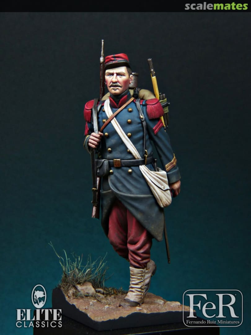Boxart French Corporal, 77th Line Infantry ELI00022 FeR Miniatures Boxart French Corporal, 77th Line Infantry ELI00022 FeR Miniatures