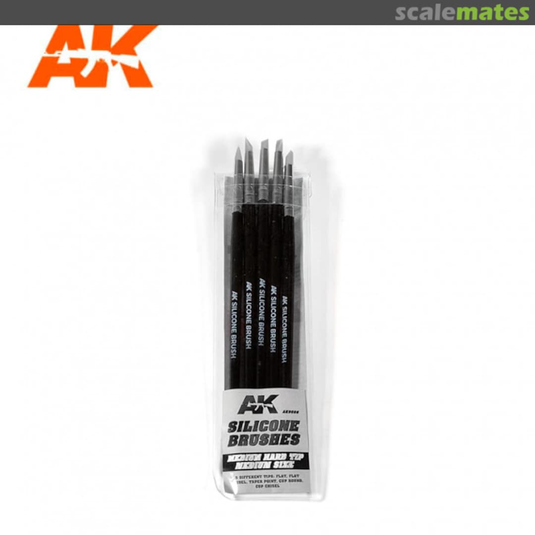 Boxart Silicone Brushes AK9086 AK Interactive Boxart Silicone Brushes AK9086 AK Interactive
