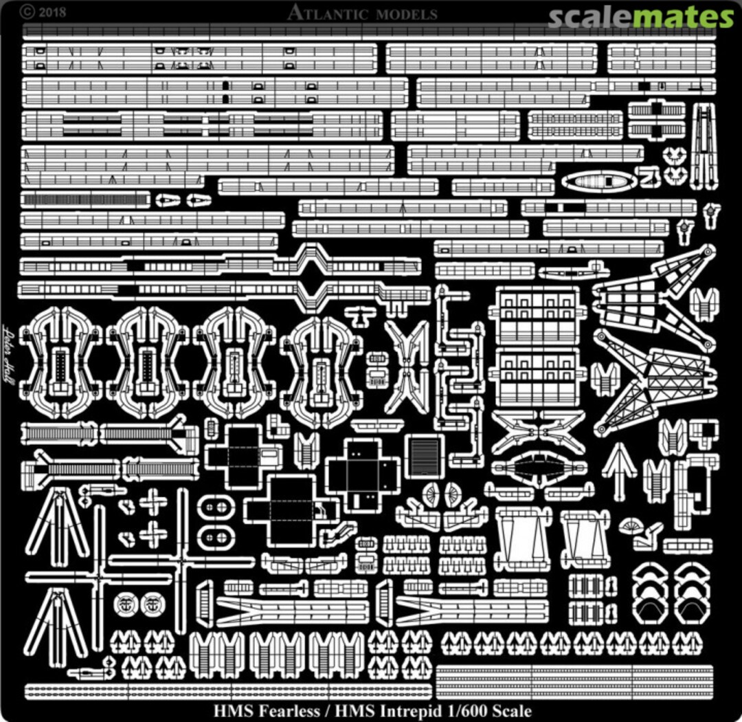 Boxart HMS Fearless/ HMS Intrepid ATEM 60012 Atlantic Models Boxart HMS Fearless/ HMS Intrepid ATEM 60012 Atlantic Models