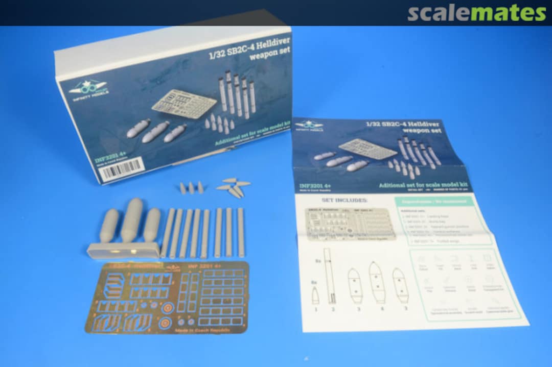 Boxart SB2C-4 Helldiver weapon set INF3201 4+ Infinity Models Boxart SB2C-4 Helldiver weapon set INF3201 4+ Infinity Models