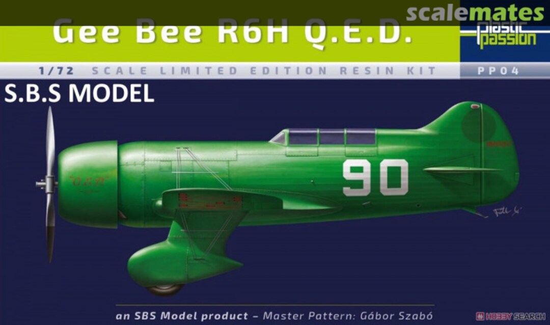Boxart Gee Bee R6H Q.E.D. PP04 SBS Model