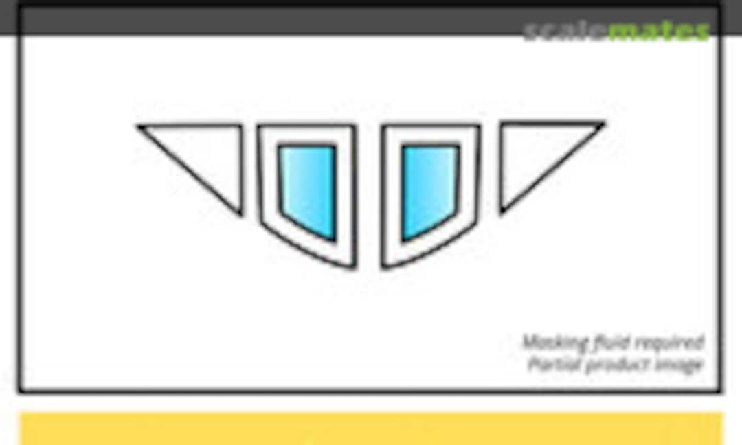 1:72 Messerschmitt Bf 109D Canopy Masks (Kit Masx 72-075V) 72-075V