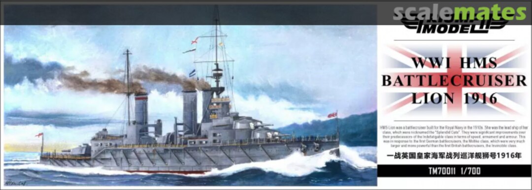 Boxart WWI Battlecruiser HMS Lion TM70011 Triumph Model