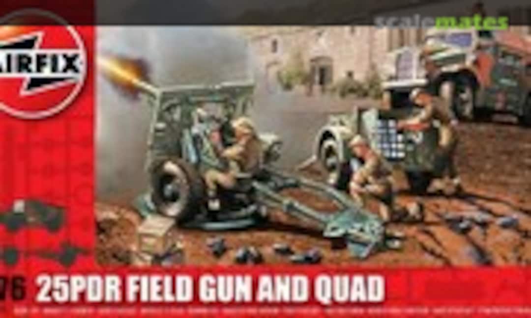 1:76 25Pdr Field Gun and Quad (Airfix A01305)