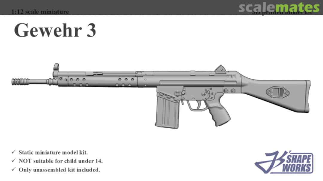 Boxart Gewehr 3 JS12A061 Js' Shapeworks Boxart Gewehr 3 JS12A061 Js' Shapeworks