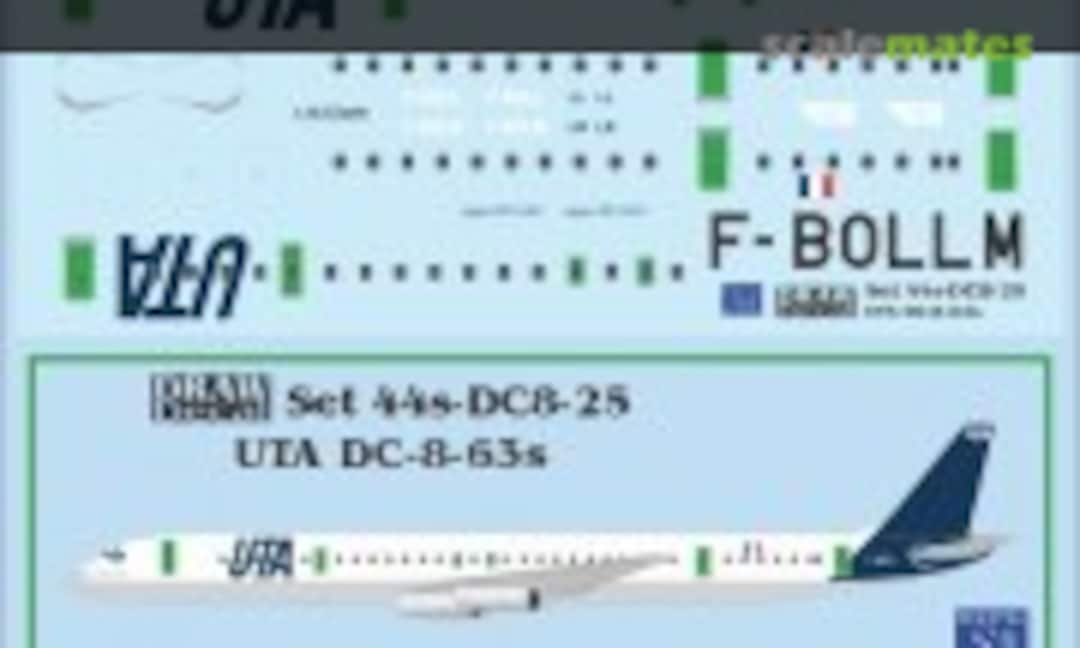 1:144 UTA DC-8-63PFs (Draw Decal 44-DC8-25) 44-DC8-25