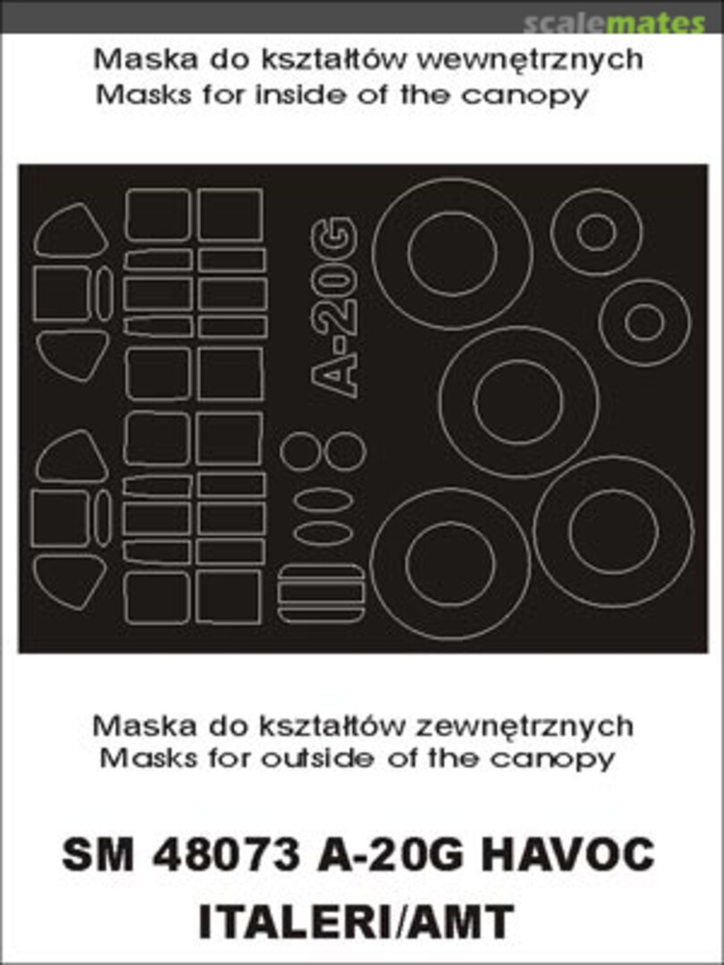 Boxart Douglas A-20G Havoc SM48073 Montex Boxart Douglas A-20G Havoc SM48073 Montex