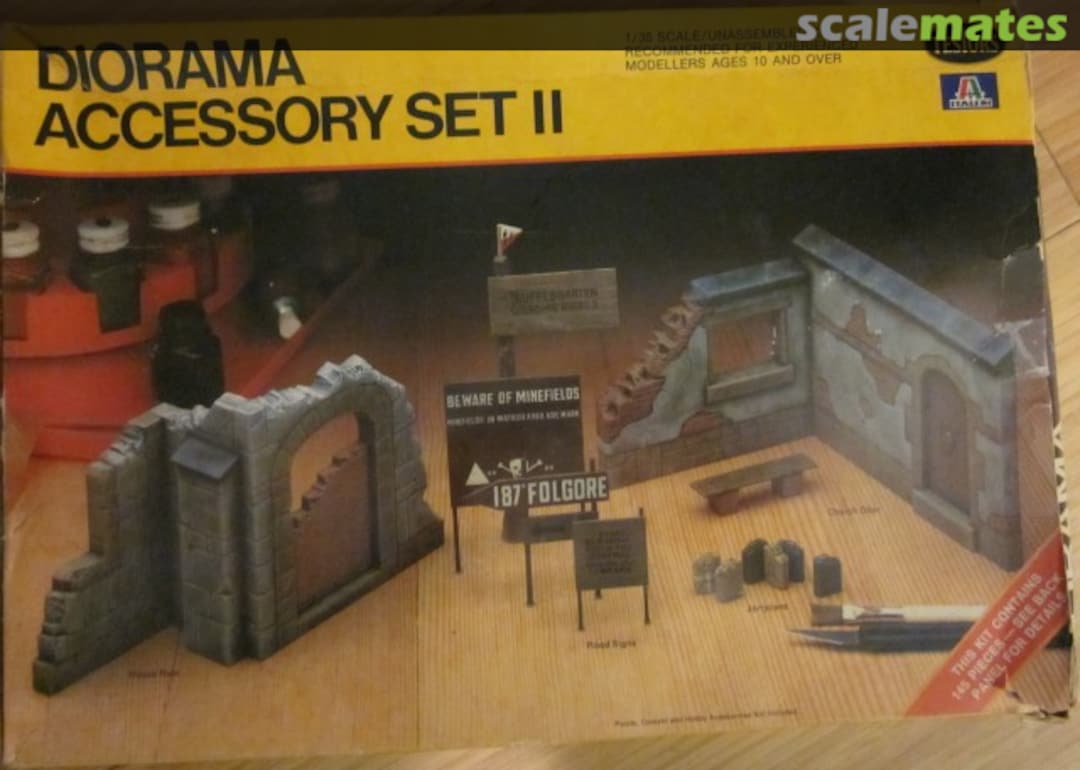 Boxart Diorama Accessory Set II 882 Testors Boxart Diorama Accessory Set II 882 Testors