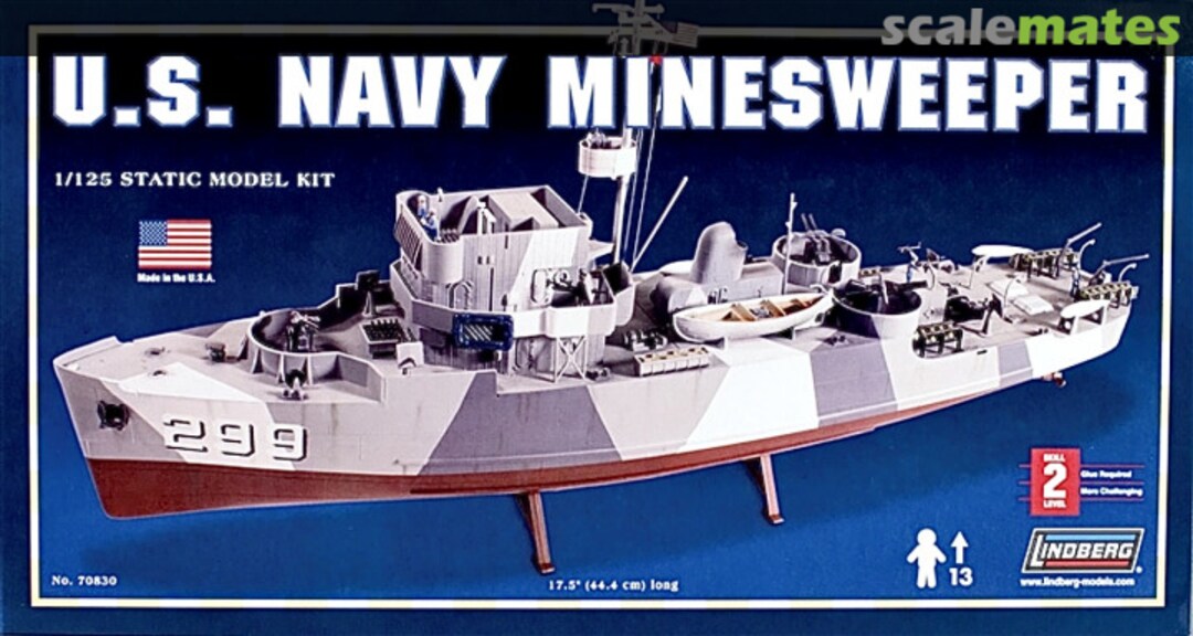 Boxart U.S. Navy Minesweeper 70830 Lindberg Boxart U.S. Navy Minesweeper 70830 Lindberg