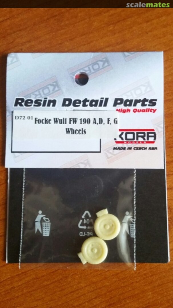 Boxart Focke Wulf FW 190 A,D,F,G Wheels D72 01 Kora Models Boxart Focke Wulf FW 190 A,D,F,G Wheels D72 01 Kora Models