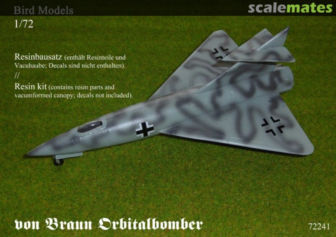 Boxart von Braun Orbitalbomber 72241 Bird Models Boxart von Braun Orbitalbomber 72241 Bird Models