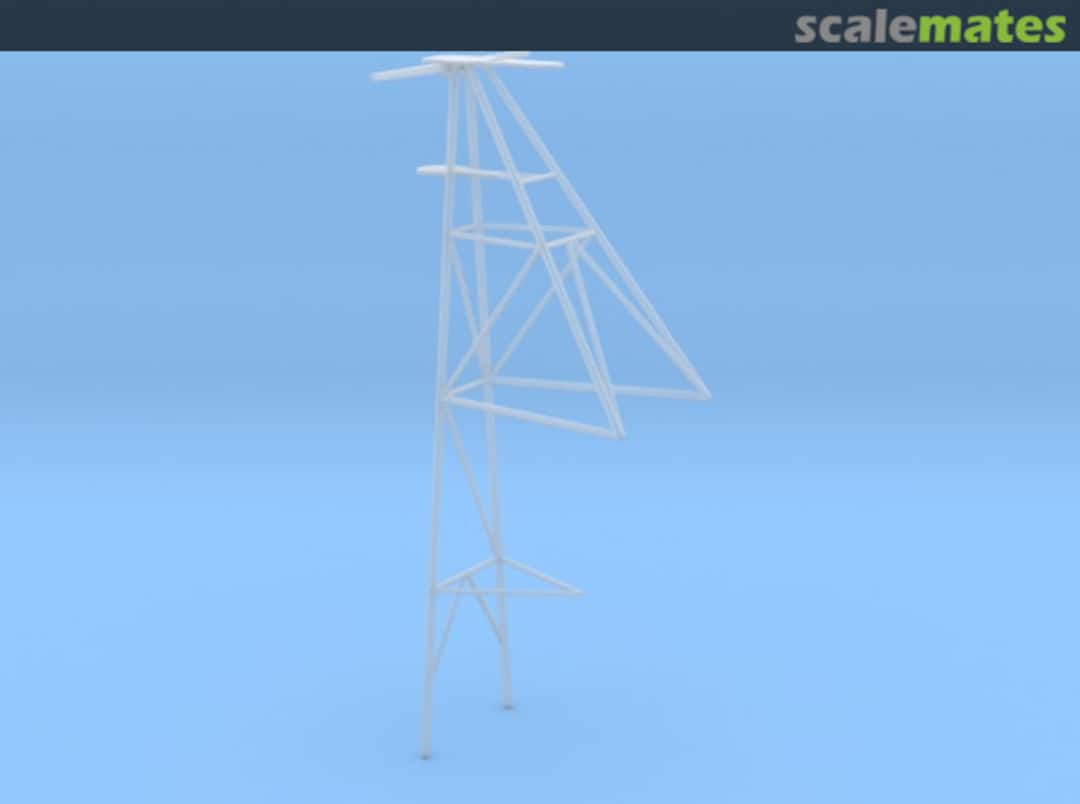 Boxart Quadruped Main Mast MM350-BB62QuadMast Model Monkey Boxart Quadruped Main Mast MM350-BB62QuadMast Model Monkey