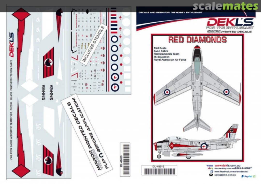 Boxart Avon Sabre DL48010 DEKL's Boxart Avon Sabre DL48010 DEKL's