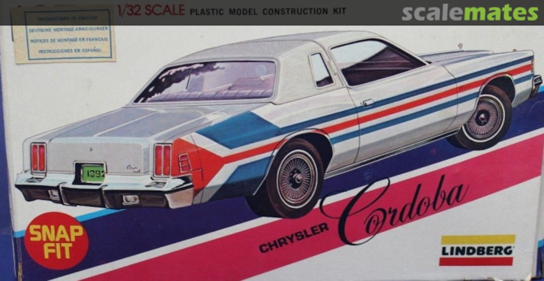 Boxart Chrysler Cordoba 379 Lindberg Boxart Chrysler Cordoba 379 Lindberg