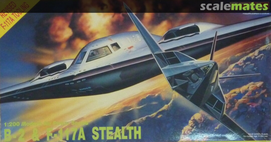 Boxart B-2 & F-117A Stealth 2007 DML Boxart B-2 & F-117A Stealth 2007 DML