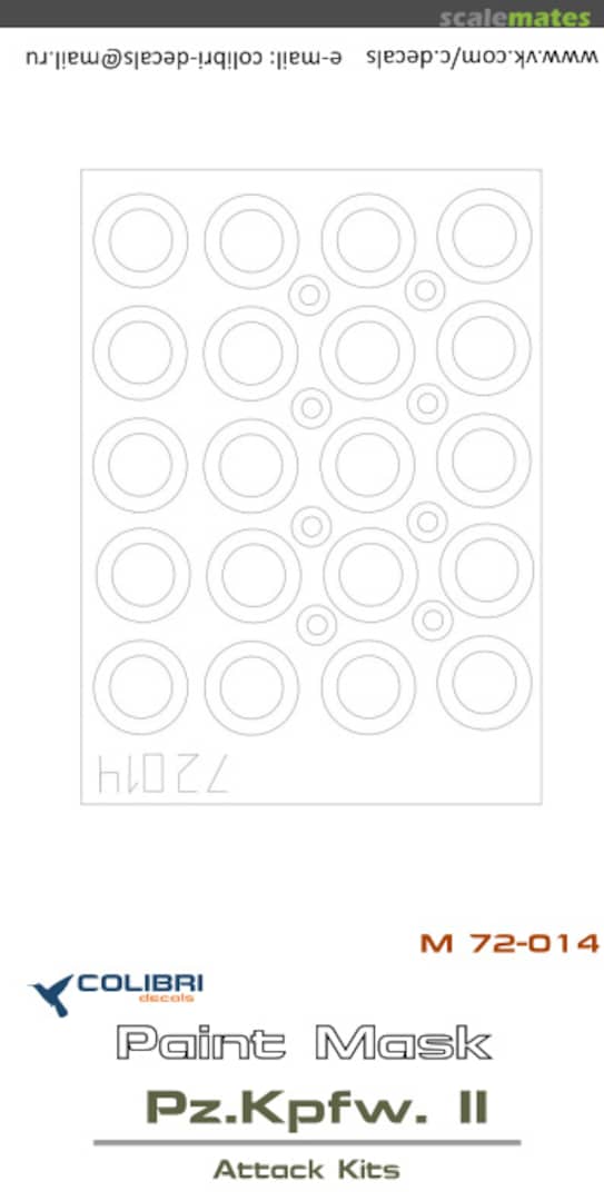 Boxart Pz.Kpfw. II (Attack Kits) M72014 Colibri Decals Boxart Pz.Kpfw. II (Attack Kits) M72014 Colibri Decals