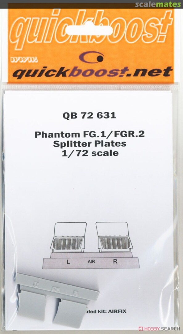 Boxart Phantom FG.1/FGR.2 Splitter Plates QB 72 631 Quickboost Boxart Phantom FG.1/FGR.2 Splitter Plates QB 72 631 Quickboost