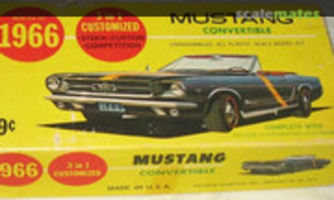 1:43 1966 Mustang Convertible (Palmer Plastics 695)