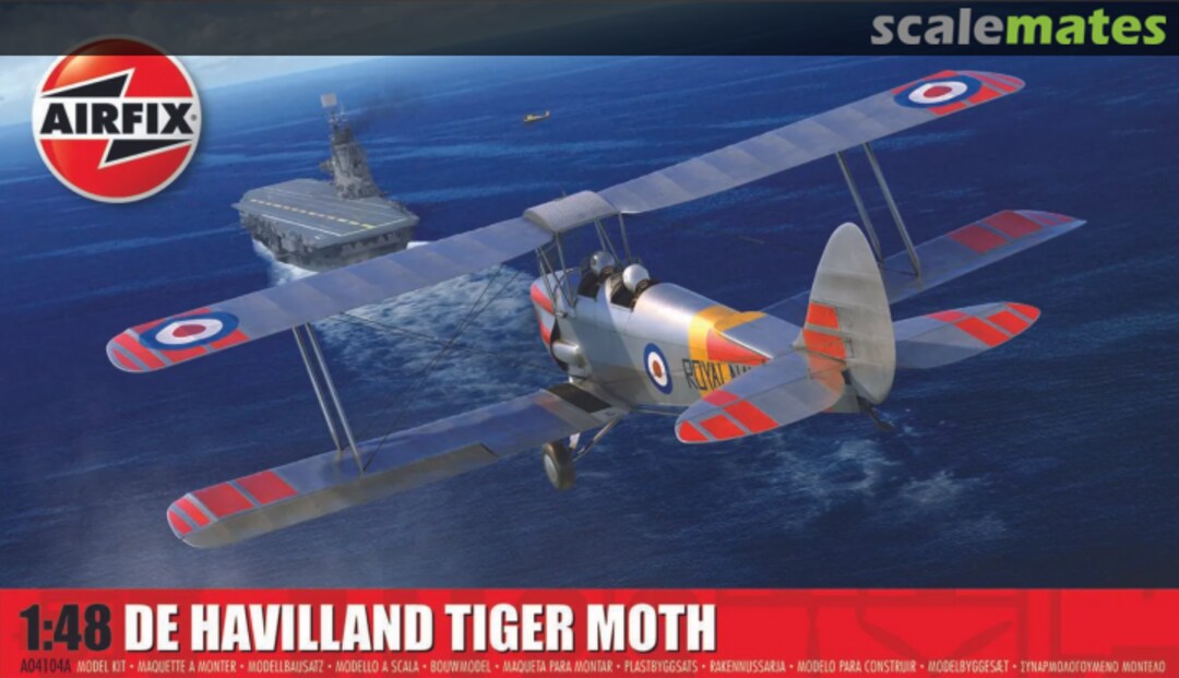 Boxart De Havilland Tiger Moth A04104A Airfix