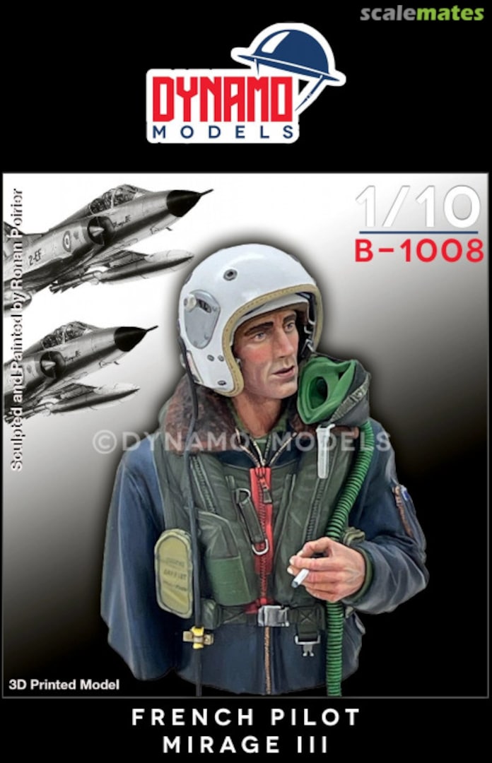 Boxart FRENCH PILOT - MIRAGE III B1008 Dynamo Models Boxart FRENCH PILOT - MIRAGE III B1008 Dynamo Models