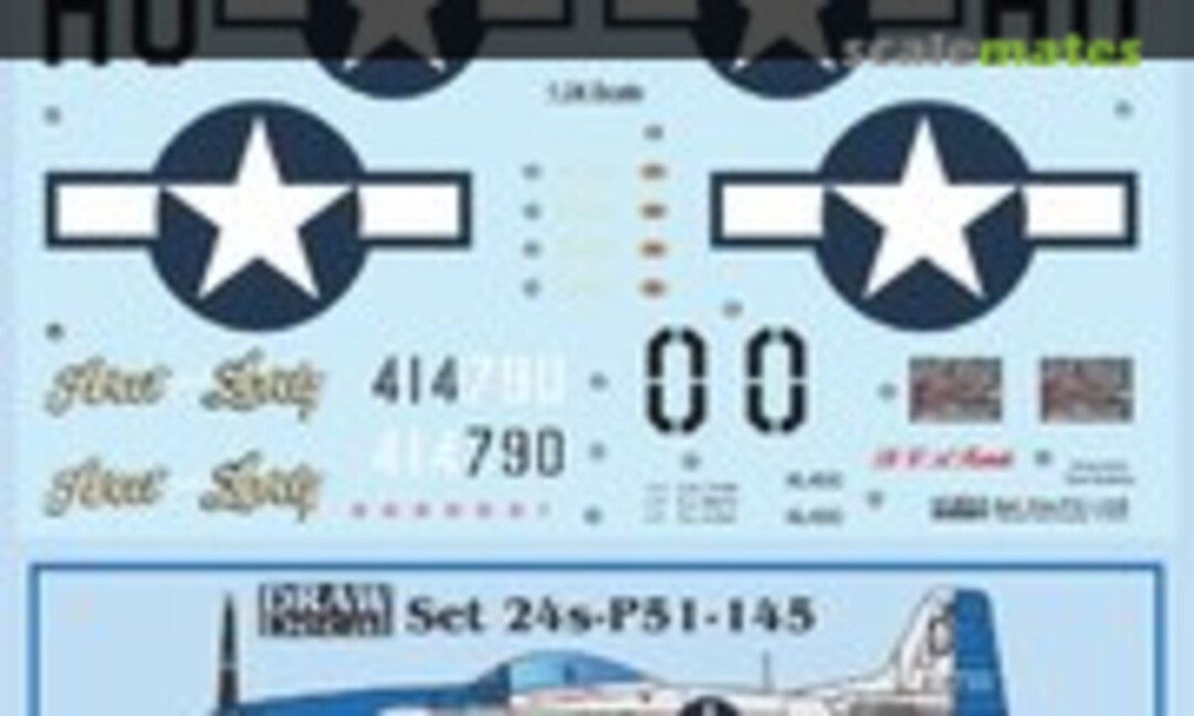 1:24 “Sweet and Lovely” P-51D (Draw Decal 24-P51-145) 24-P51-145