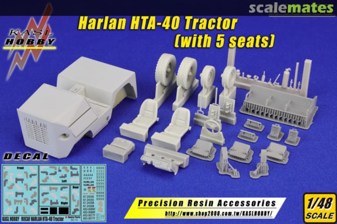 Boxart Harlan HTA-40 Tractor (ROCAF with 5 seats) K48161 Kasl Hobby