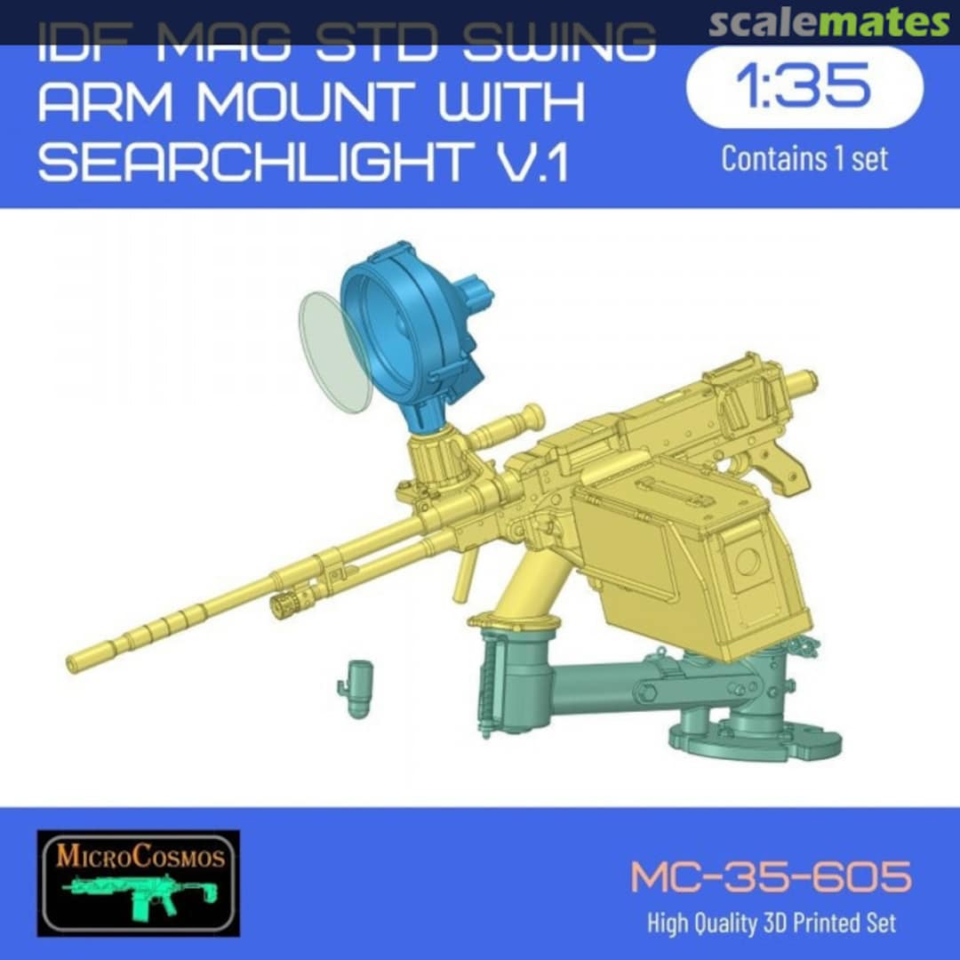 Boxart IDF MAG Std Swing arm mount with searchlight v.1 (lowered version) MC-35-605 3D MicroCosmos Boxart IDF MAG Std Swing arm mount with searchlight v.1 (lowered version) MC-35-605 3D MicroCosmos
