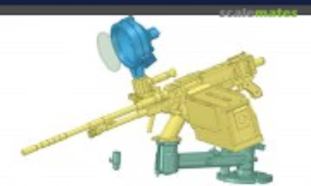 1:35 IDF MAG Std Swing arm mount with searchlight v.1 (lowered version) (3D MicroCosmos MC-35-605) MC-35-605