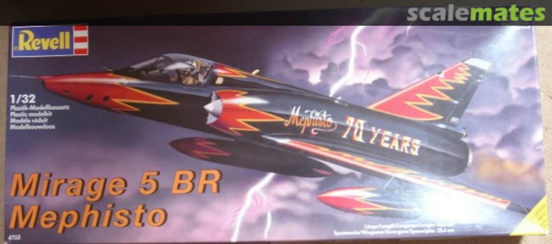 Boxart Mirage 5 BR Mephisto 4753 Revell Boxart Mirage 5 BR Mephisto 4753 Revell