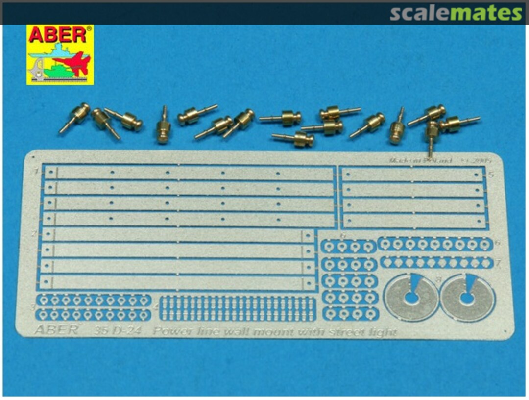 Boxart Power line wall mount with street light 35D24 Aber Boxart Power line wall mount with street light 35D24 Aber