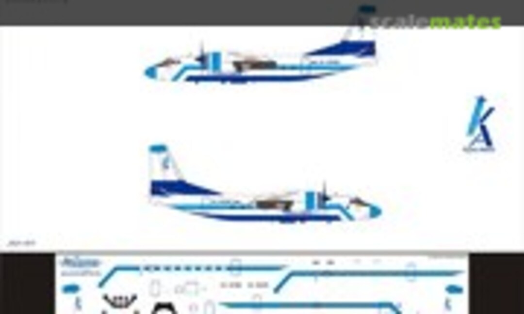 1:144 Antonov An-24RV KrasAvia (Ascensio A24-001) A24-001