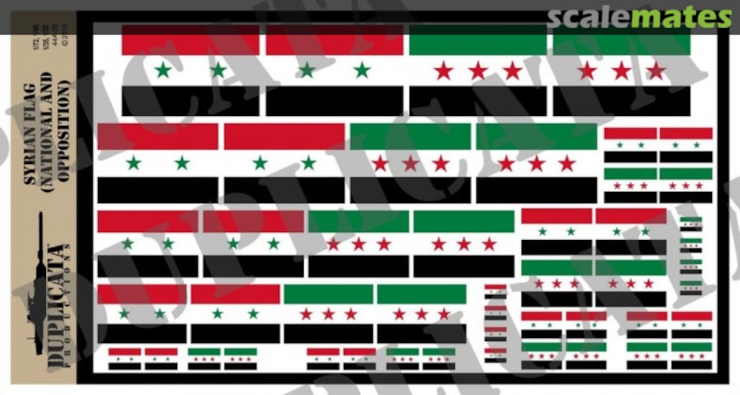 Boxart Syrian Flags (National and Opposition) 44A-35 Duplicata Productions Boxart Syrian Flags (National and Opposition) 44A-35 Duplicata Productions