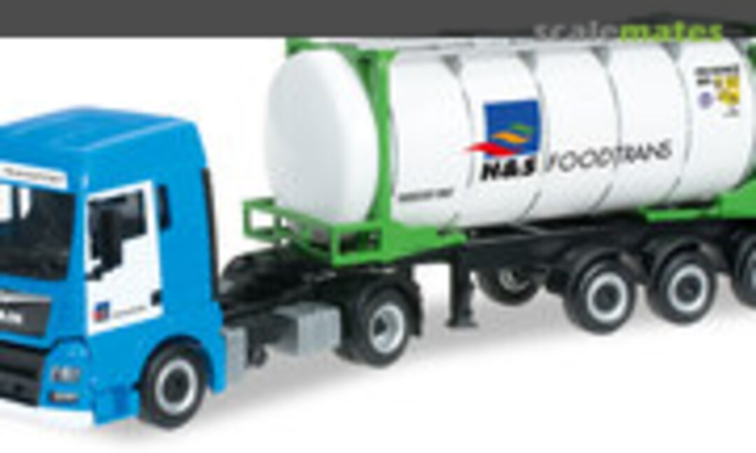 MAN TGX XLX Euro 6 Swapcontainer-Sattelzug &quot;H&amp;S&quot; (NL) (Herpa 303798)