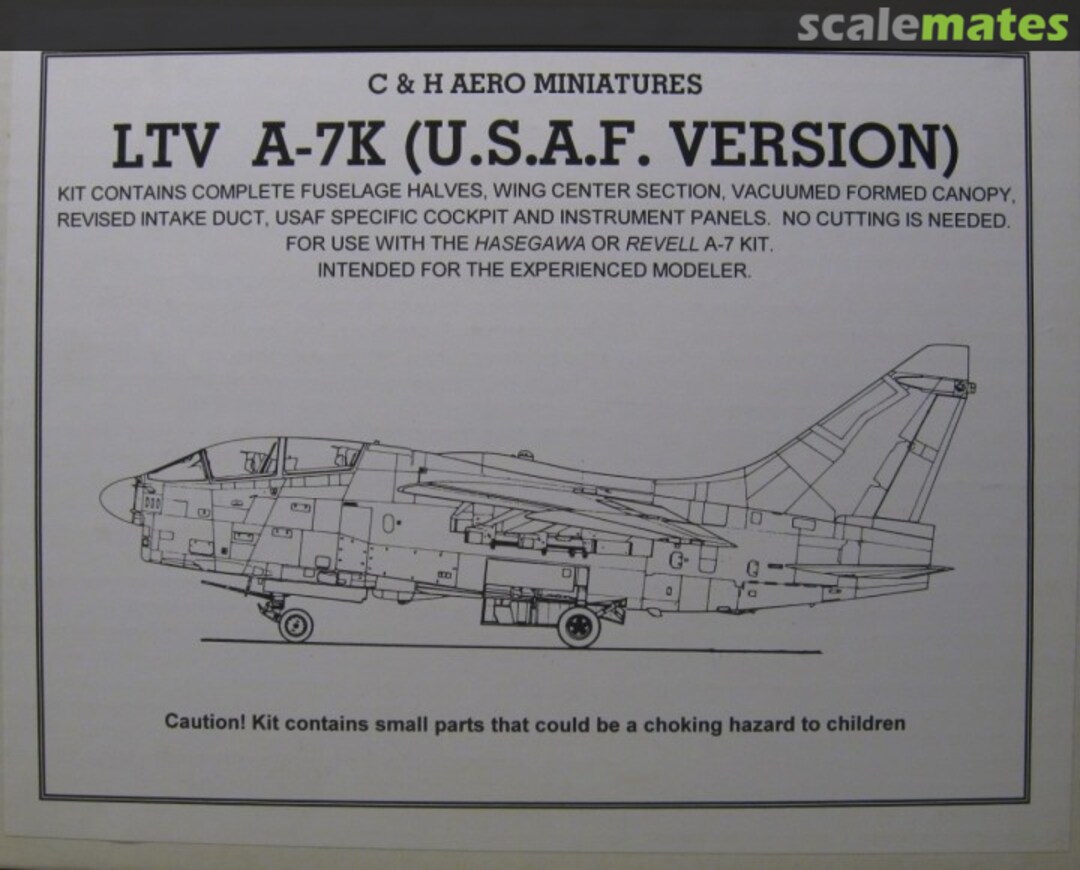 Boxart LTV A-7K (USAF version) C&H Aero Miniatures Boxart LTV A-7K (USAF version) C&H Aero Miniatures