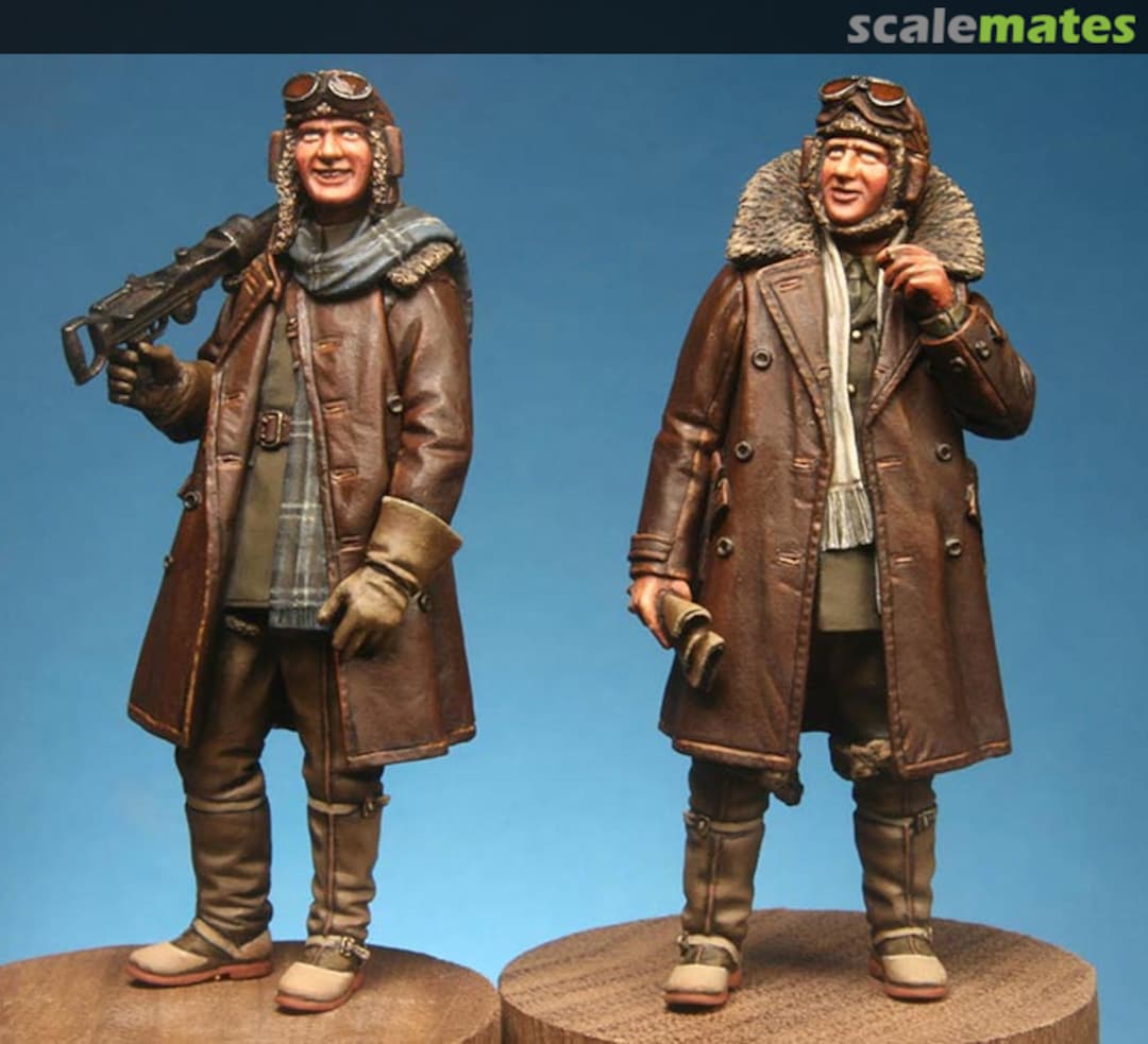Boxart WWI British Pilot and Lewis Gunner 32026 Model Cellar Boxart WWI British Pilot and Lewis Gunner 32026 Model Cellar