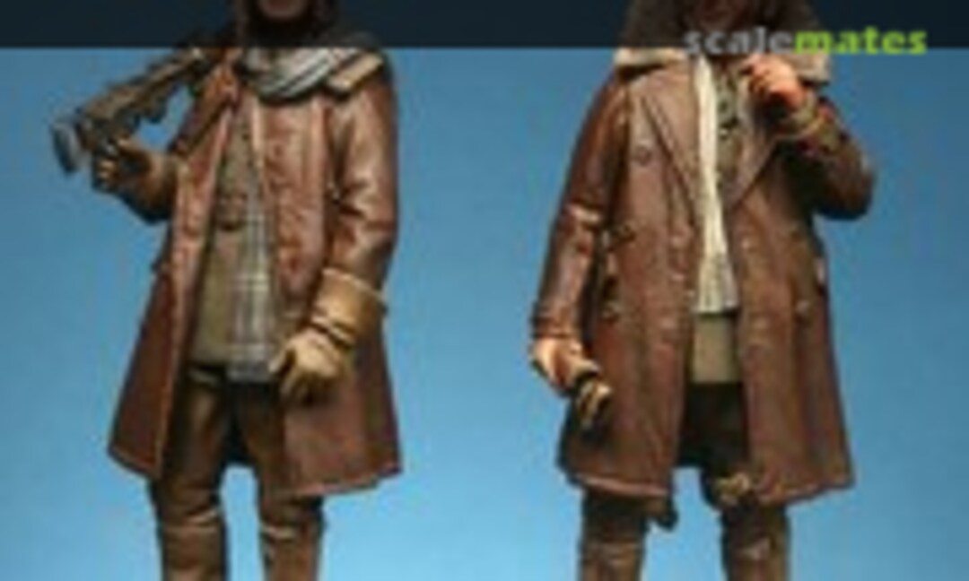 1:32 WWI British Pilot and Lewis Gunner (Model Cellar 32026) 32026