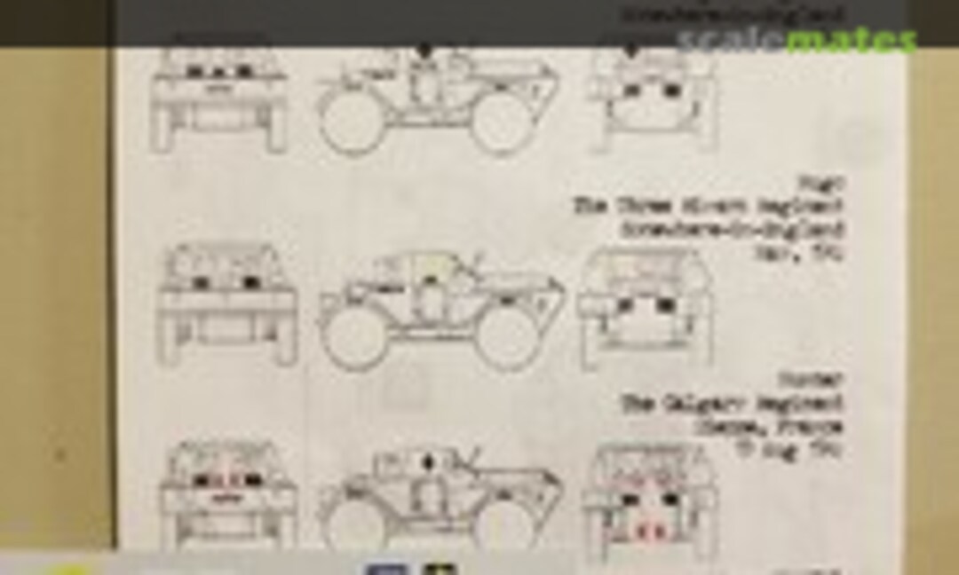 1:35 Canadian Daimler Dingo decals (Quartermaster's Depot 35017) 35017