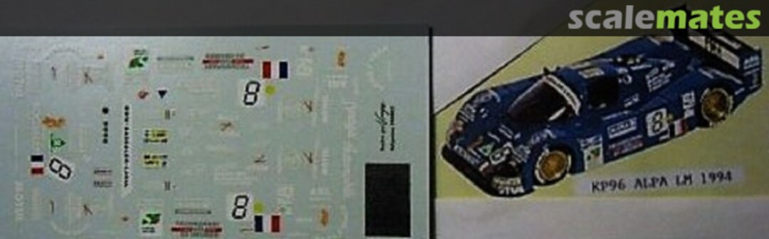 Boxart Alpa-Ford LM "ROCAMAT" KP96 JPS Miniatures Auto