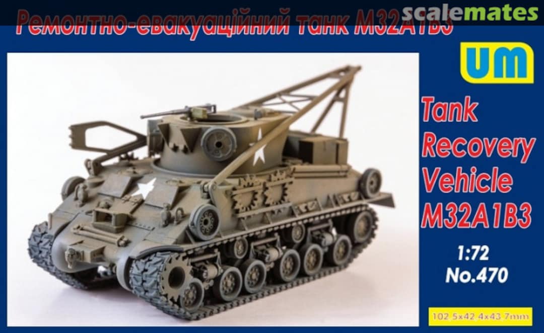 Boxart Tank Recovery Vehicle M32A1B3 470 UM Boxart Tank Recovery Vehicle M32A1B3 470 UM