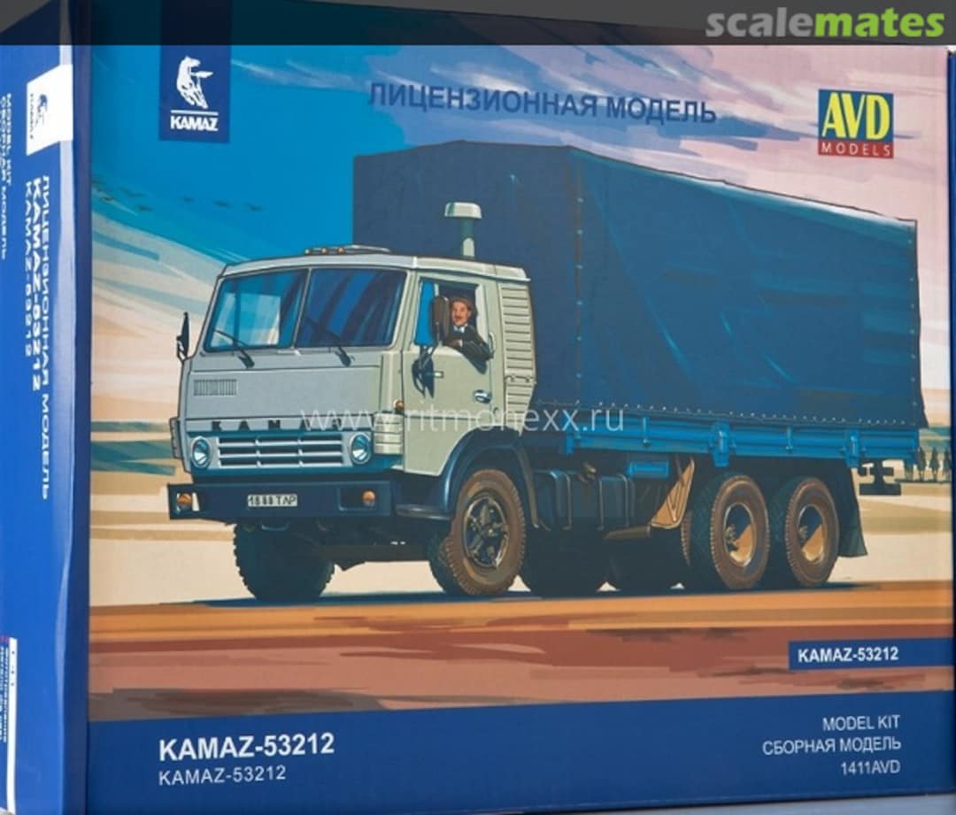 Boxart KamAZ 53212 1411 AVD Models Boxart KamAZ 53212 1411 AVD Models