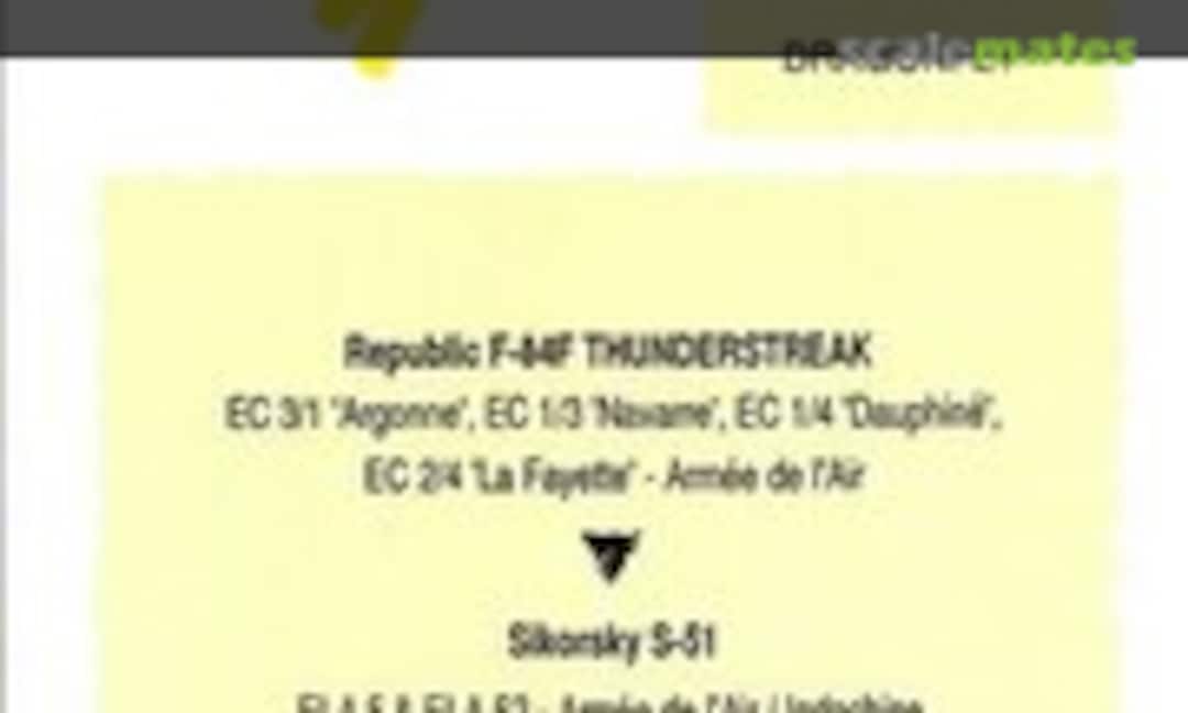 1:72 Thunderstreak, Sikorsky S-51, Dragonfly (Model Art Decal System 72/051) 72/051