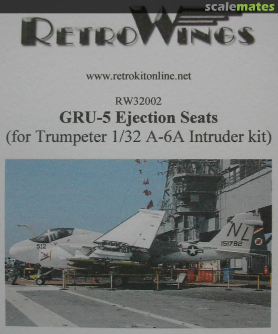 Boxart GRU-5 Ejection Seats RW32002 RetroWings Boxart GRU-5 Ejection Seats RW32002 RetroWings