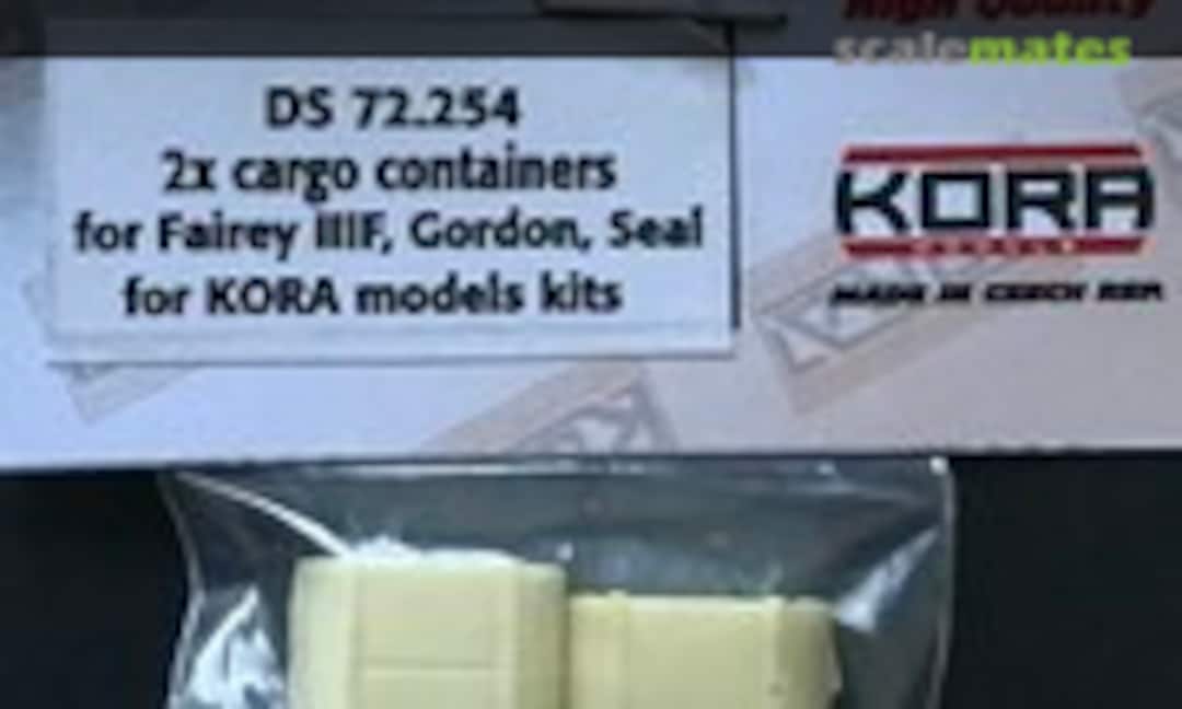 1:72 2x cargo containers (Kora Models DS72254) DS72254