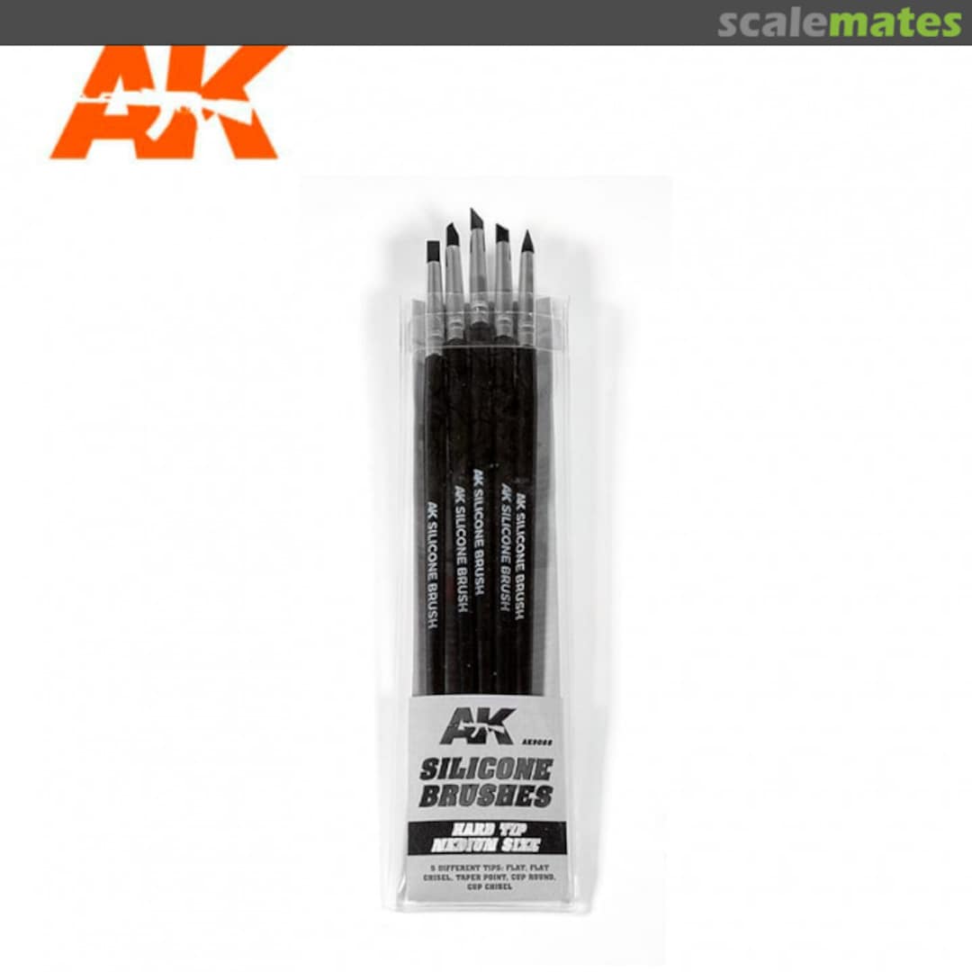 Boxart Silicone Brushes AK9088 AK Interactive Boxart Silicone Brushes AK9088 AK Interactive