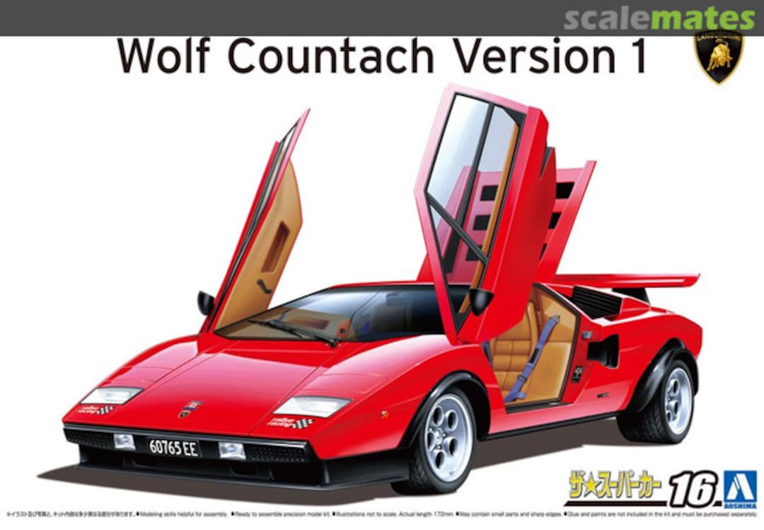Boxart Wolf Countach Version 1 063361 Aoshima Boxart Wolf Countach Version 1 063361 Aoshima