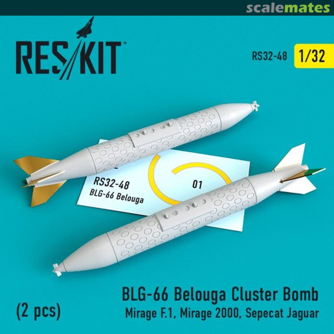 Boxart BLG-66 Belouga Cluster Bomb RS32-0048 ResKit Boxart BLG-66 Belouga Cluster Bomb RS32-0048 ResKit